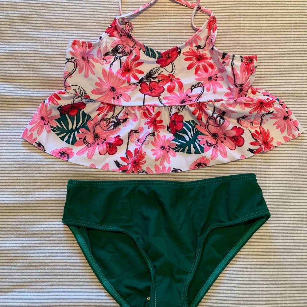Little girls two piece swimsuit